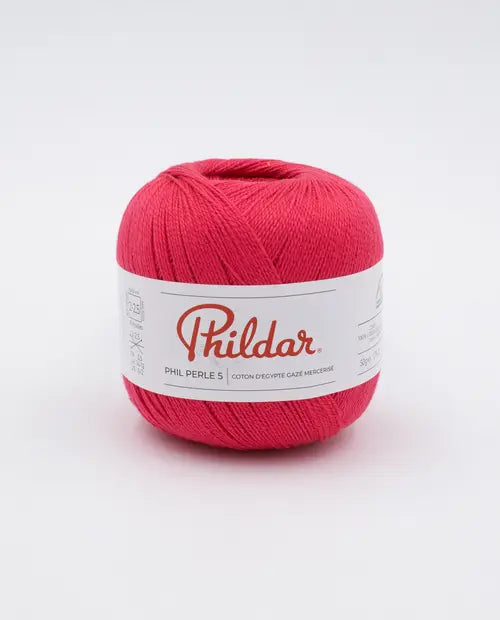 PHILDAR - PHIL PERLE 5 - FRAMBOISE
