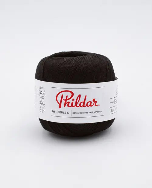 PHILDAR - PHIL PERLE 5 - NOIR