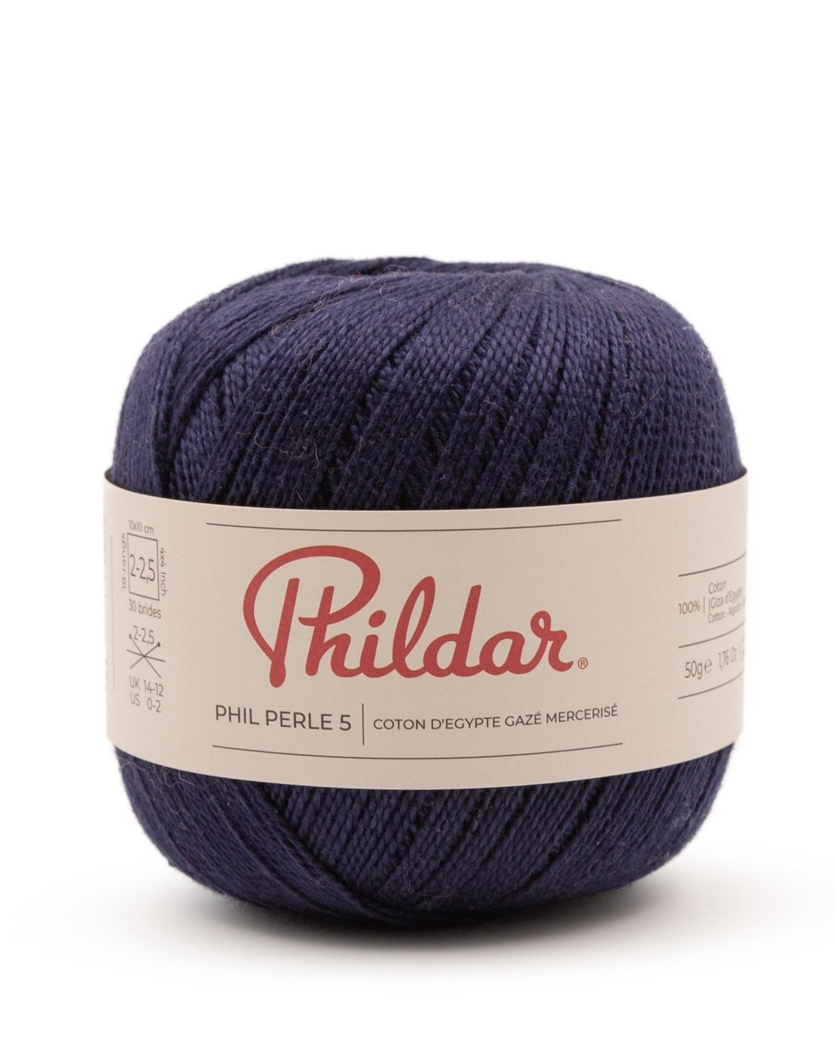 PHILDAR - PHIL PERLE 5 - BLEU NUIT