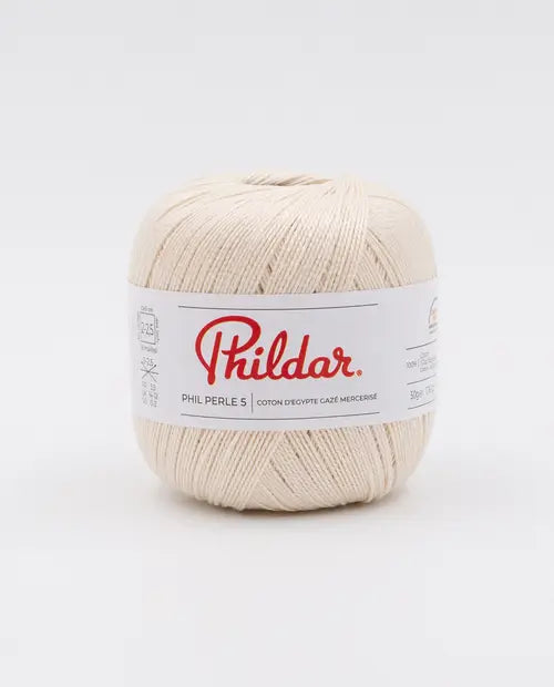 PHILDAR - PHIL PERLE 5 - IVOIRE