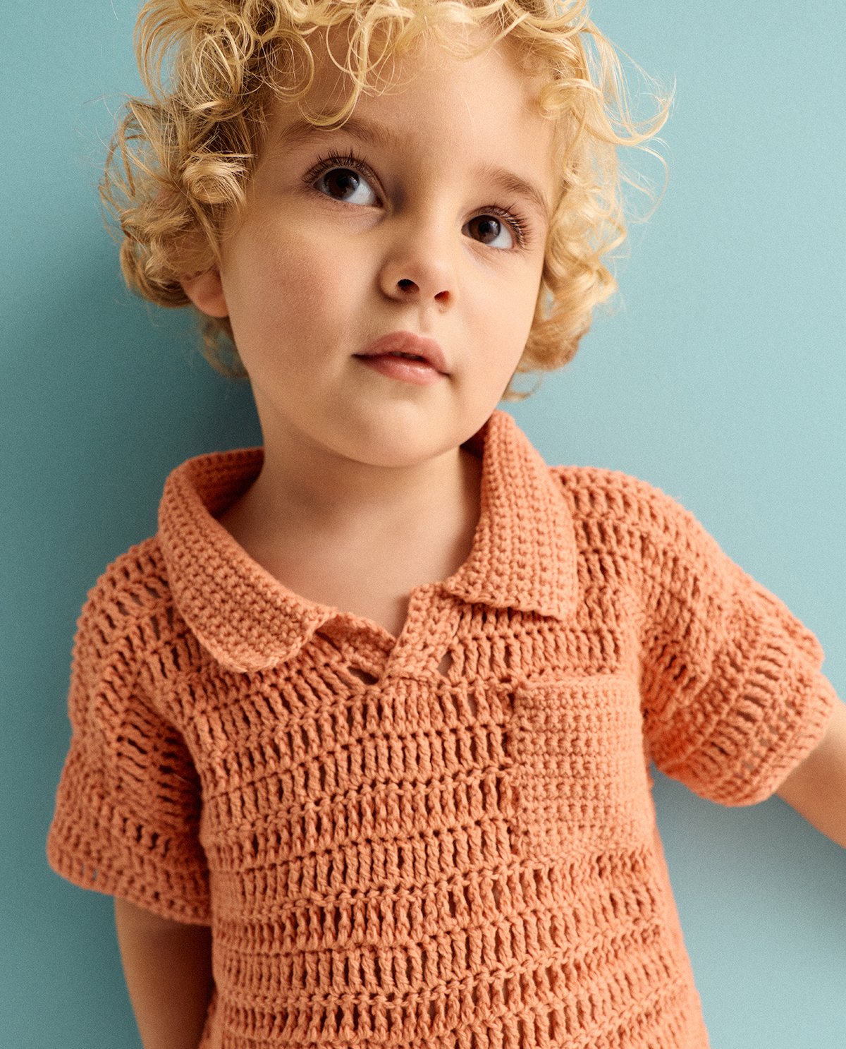 Kit Crochet Phildar : le polo enfant MARCELINO en phil rustique