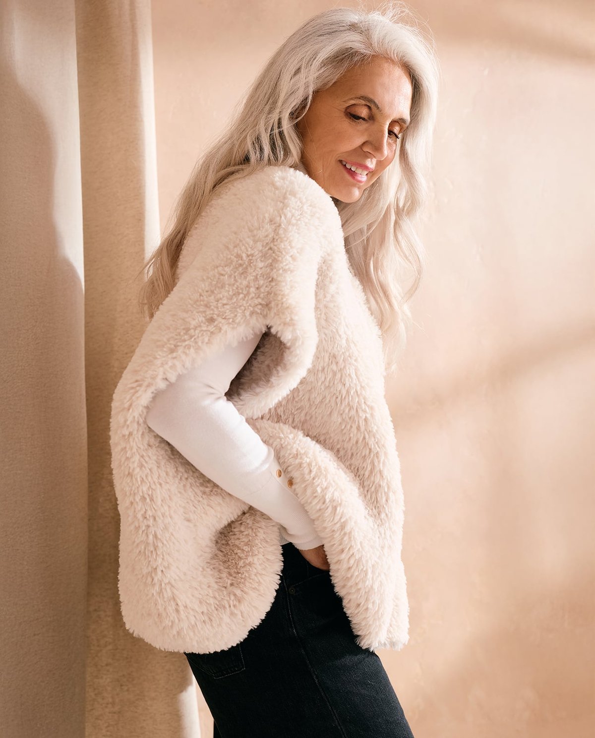 Kit Tricot Phildar : Modèle la veste RITA Phil INUIT - Niveau Facile
