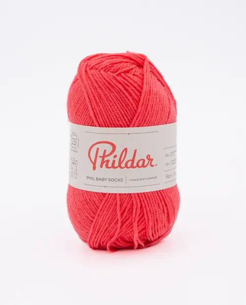 PHILDAR - PHIL BABY + SOCKS - ROSE CORAIL