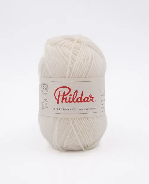 PHILDAR - PHIL BABY + SOCKS - ECRU