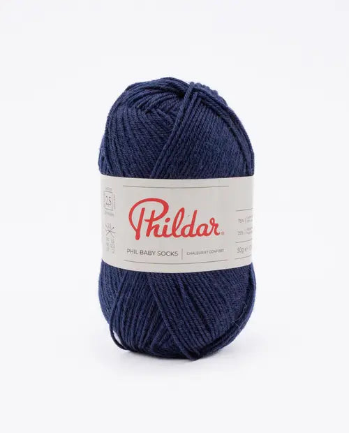 PHILDAR - PHIL BABY + SOCKS - MARINE