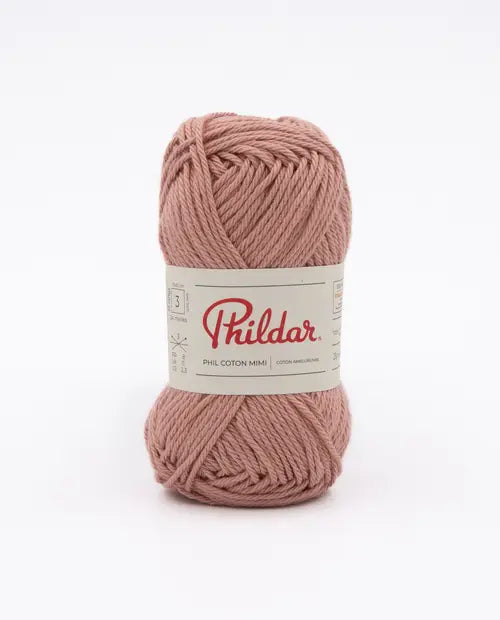 PHILDAR - PHIL COTON MIMI - VIEUX ROSE