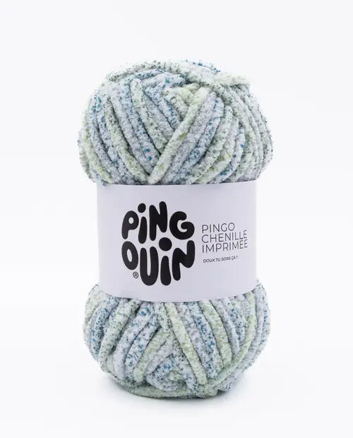 PINGOUIN - PINGO CHENILLE IMPRIMÉE - MARIN