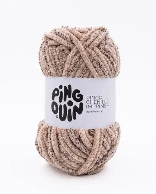 PINGOUIN - PINGO CHENILLE IMPRIMÉE - FAUVE