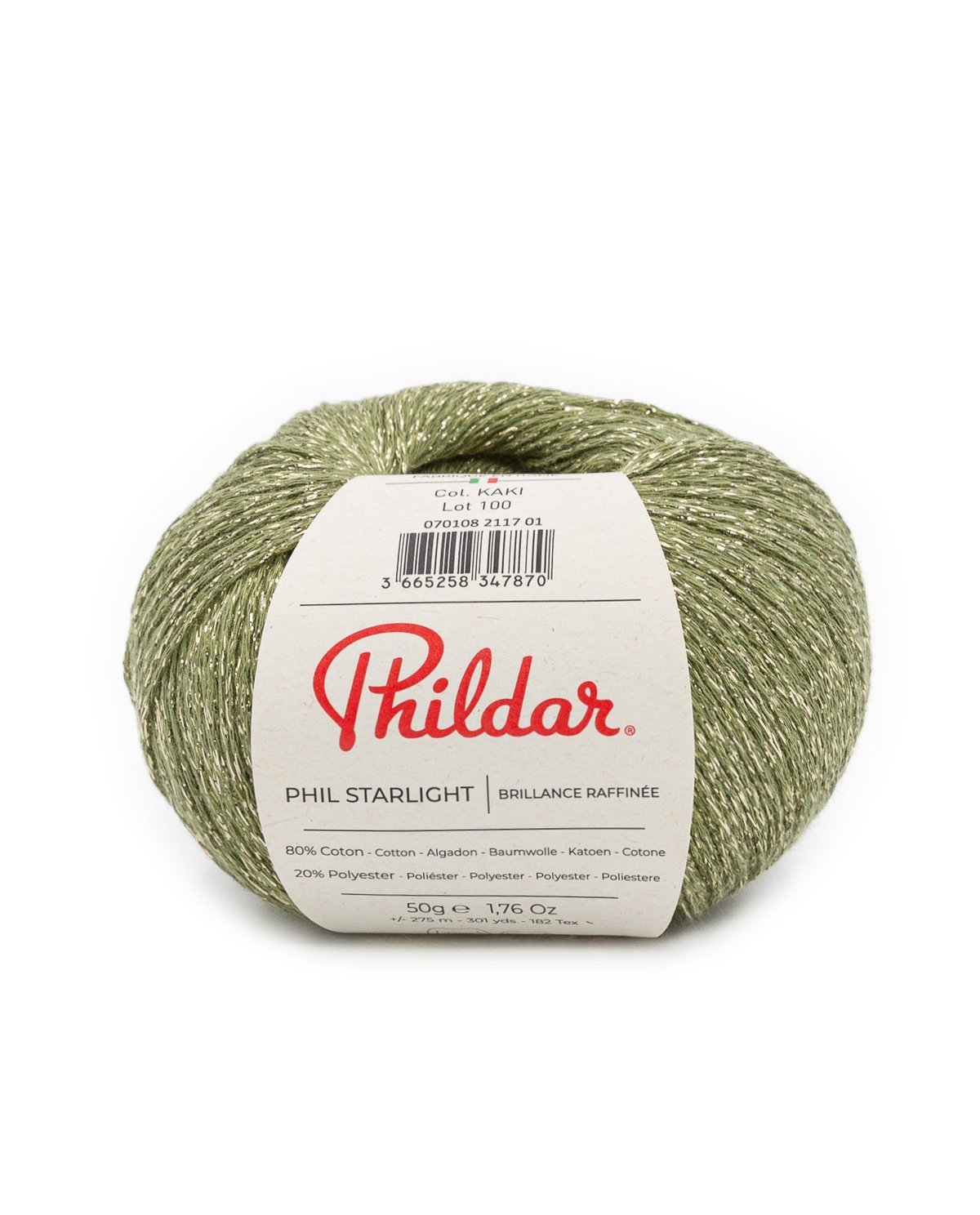 PHILDAR - PHIL STARLIGHT - Kaki