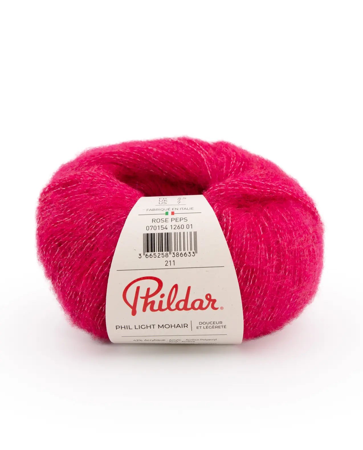PHILDAR - PHIL LIGHT MOHAIR - ROSE PEPS
