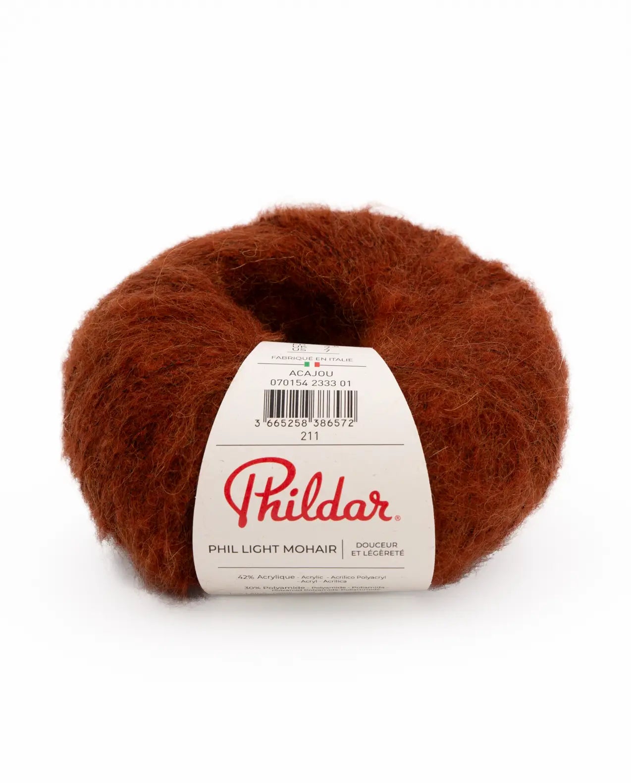 PHILDAR - PHIL LIGHT MOHAIR - ACAJOU