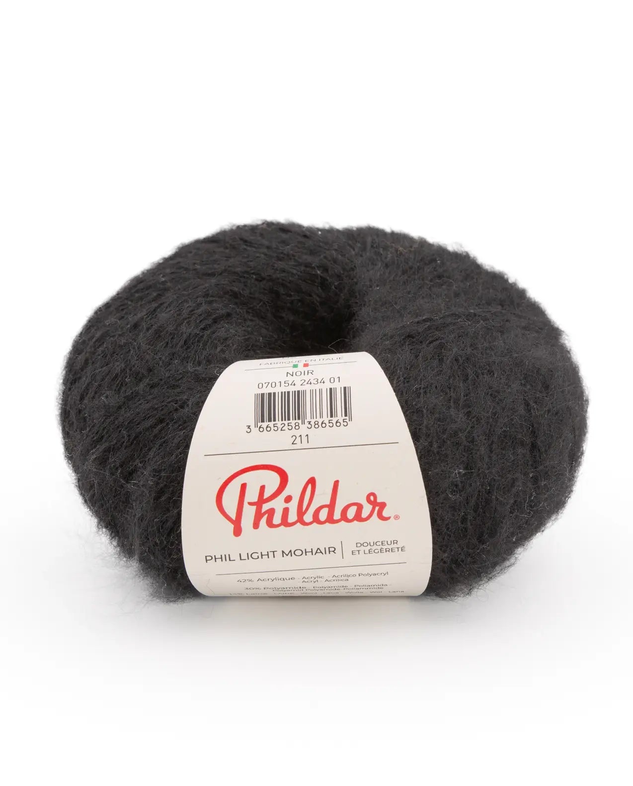 PHILDAR - PHIL LIGHT MOHAIR - NOIR