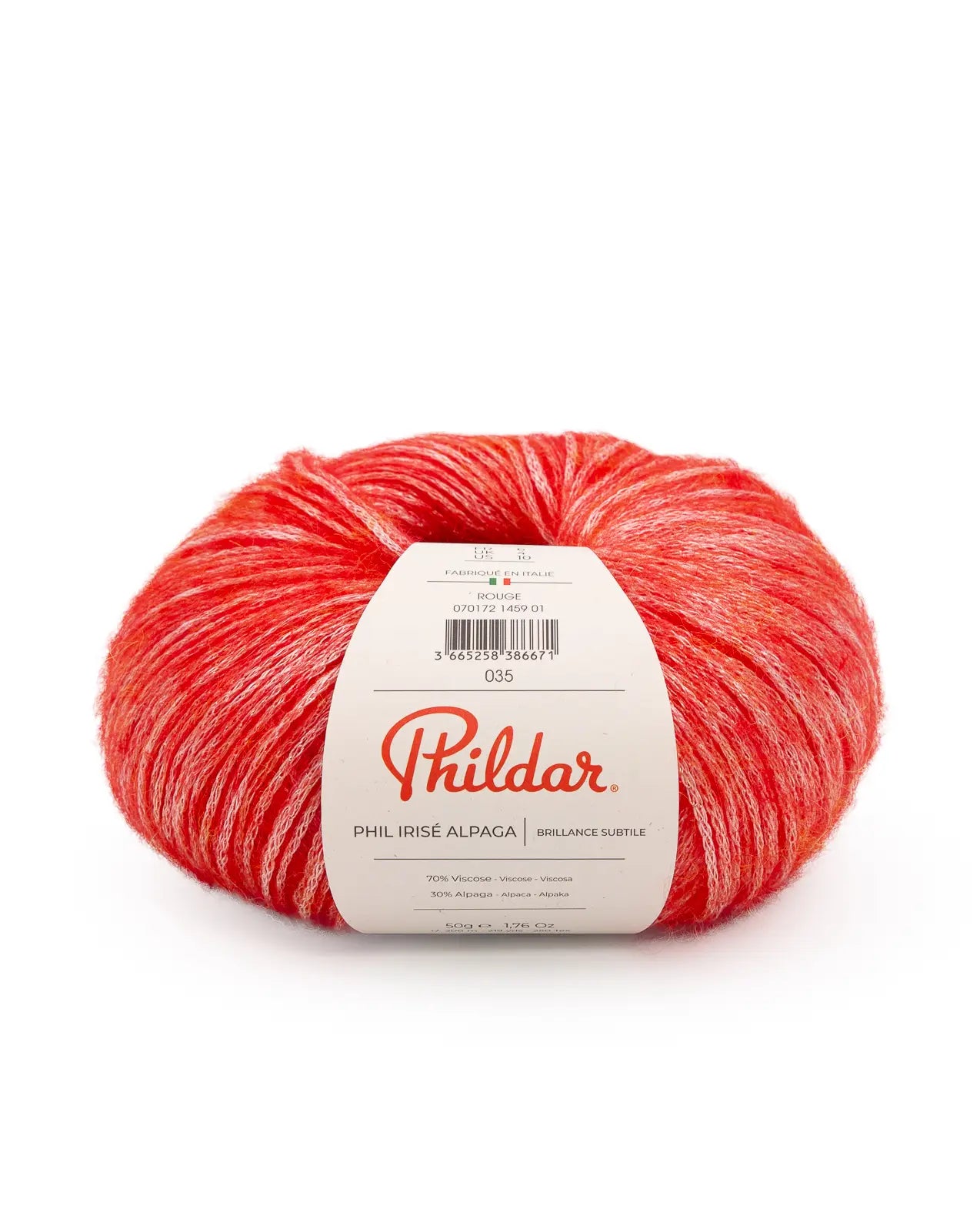 PHILDAR - PHIL IRISE ALPAGA - ROUGE