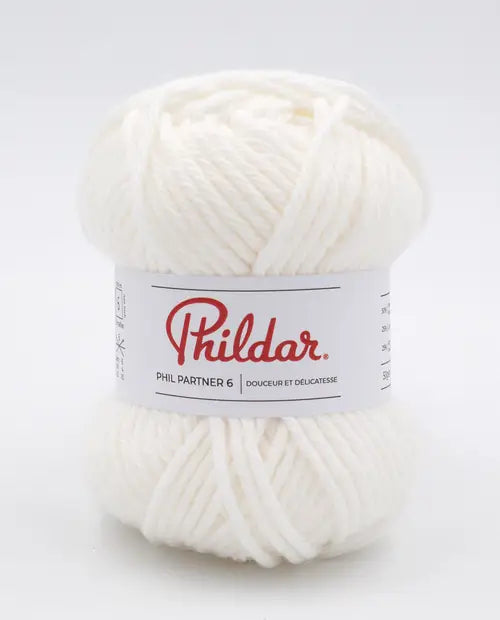 PHILDAR - PHIL PARTNER 6 - BLANC