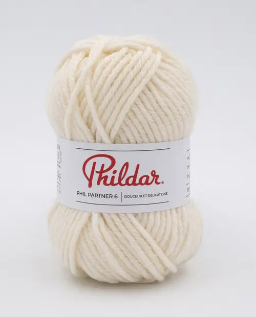 PHILDAR - PHIL PARTNER 6 - ECRU