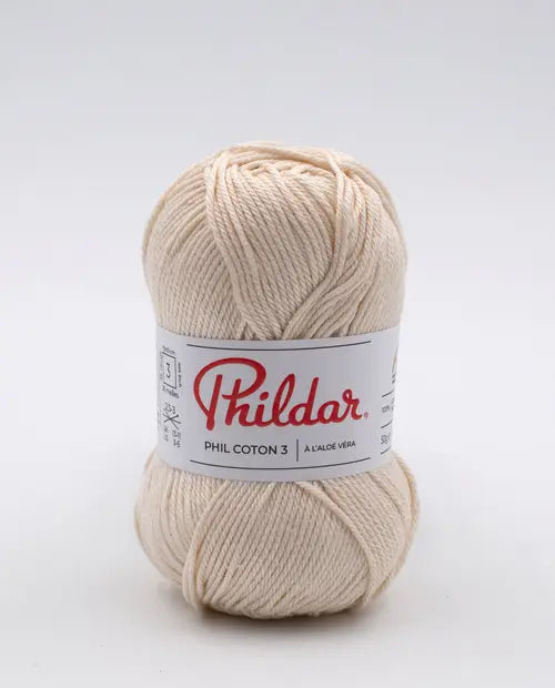 PHILDAR - PHIL COTON 3 - ECRU