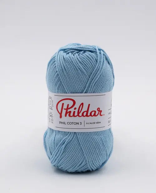 PHILDAR - PHIL COTON 3 - AZUR