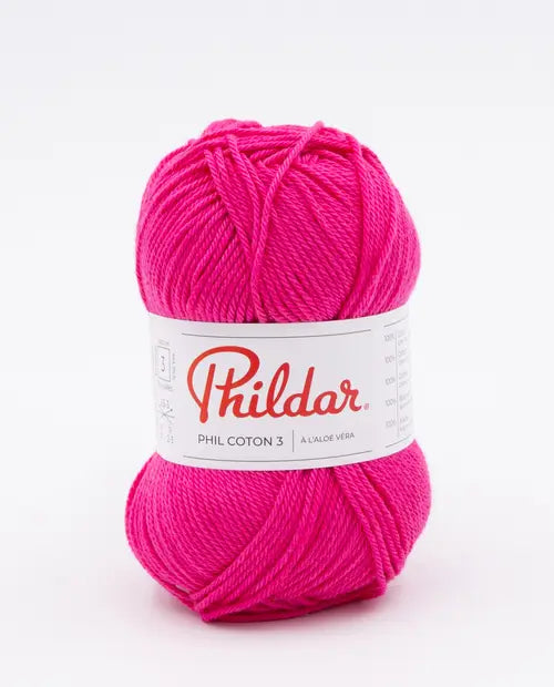 PHILDAR - PHIL COTON 3 - FUCHSIA