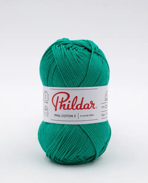 PHILDAR - PHIL COTON 3 - EMERAUDE