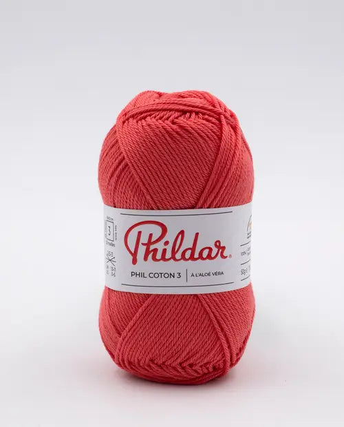 PHILDAR - PHIL COTON 3 - PASTEQUE