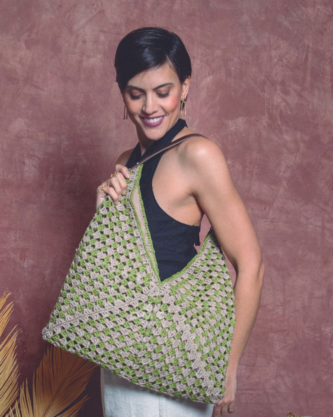 KIT CROCHET DMC : Le Sac SAHARA en Eco Vita Raffia - Niveau intermédiaire