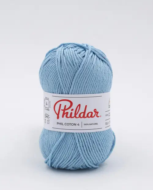 PHILDAR - PHIL COTON 4 - AZUR