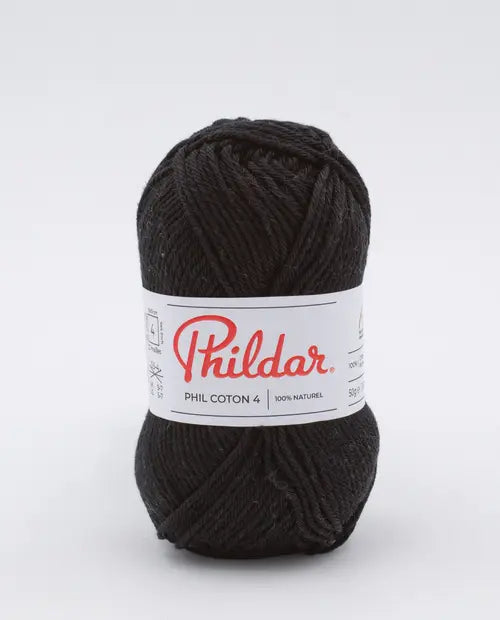 PHILDAR - PHIL COTON 4 - NOIR