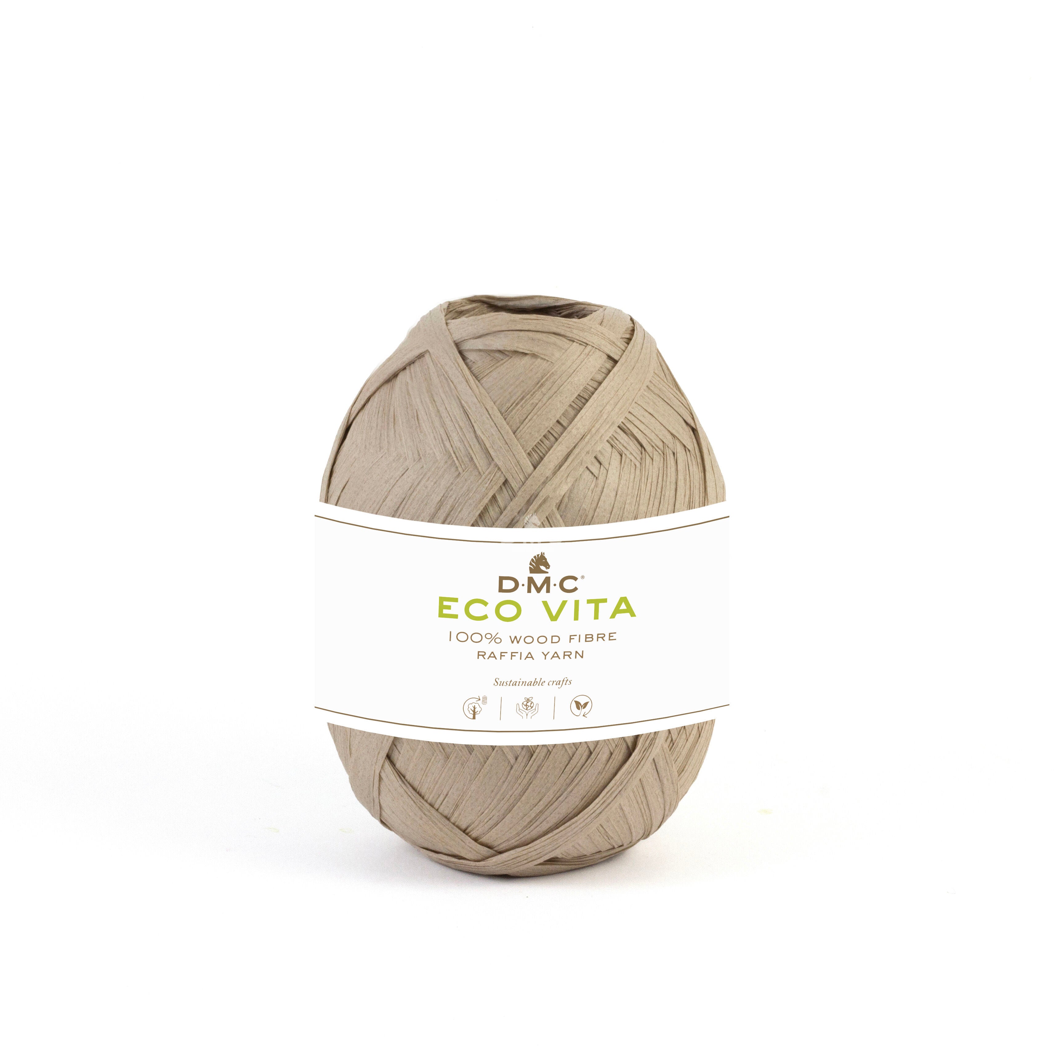 DMC : ECO VITA RAFFIA - COLORIS TAUPE 03 - 50g
