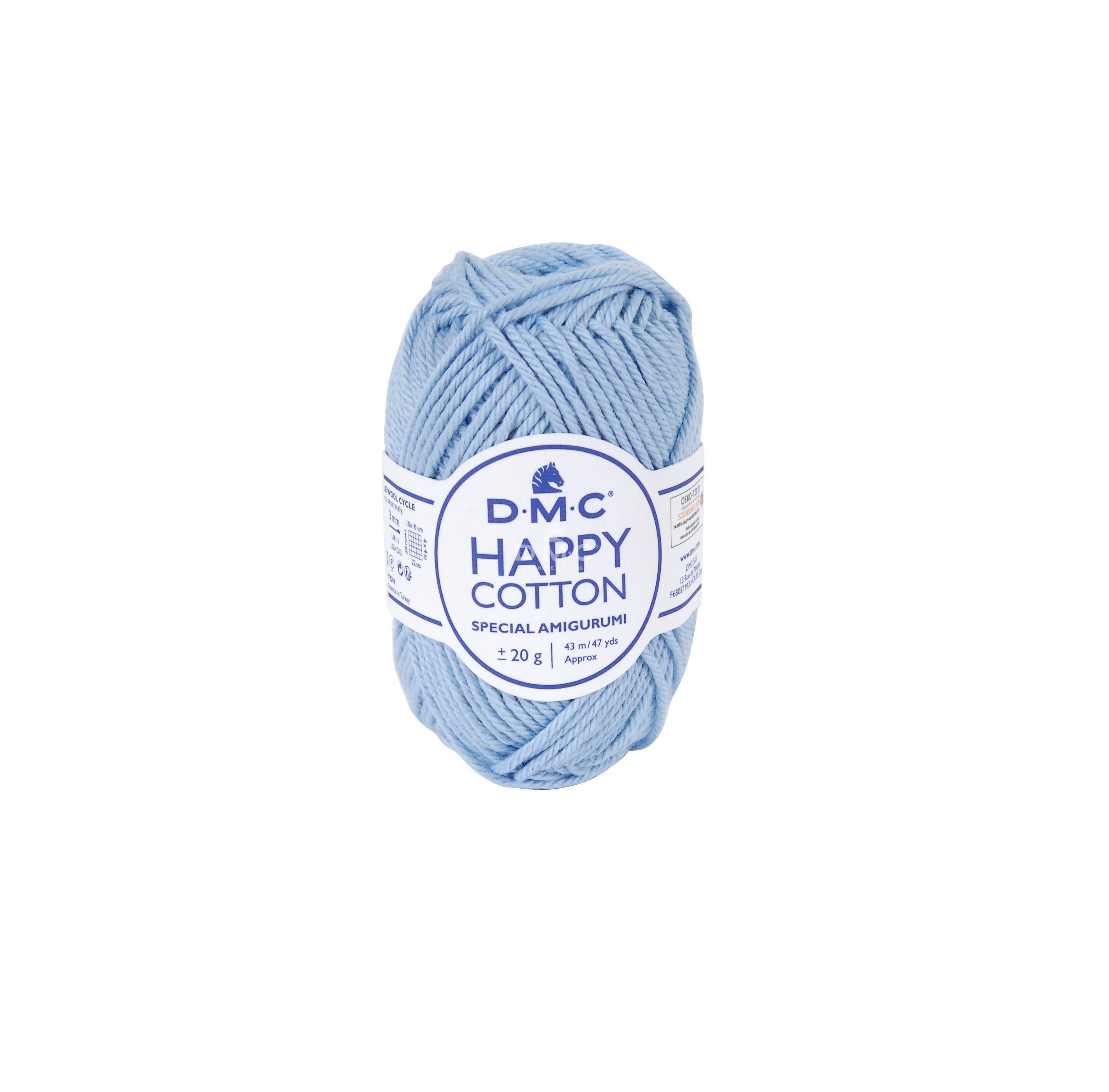 D.M.C - HAPPY COTTON - N° 751 BLEU CLAIR