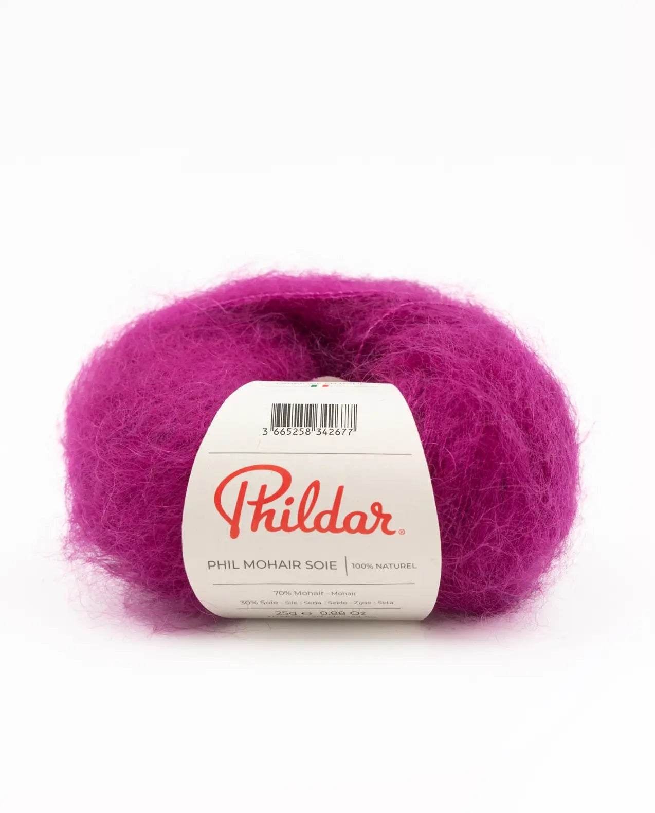 PHILDAR - PHIL MOHAIR SOIE - MAGENTA