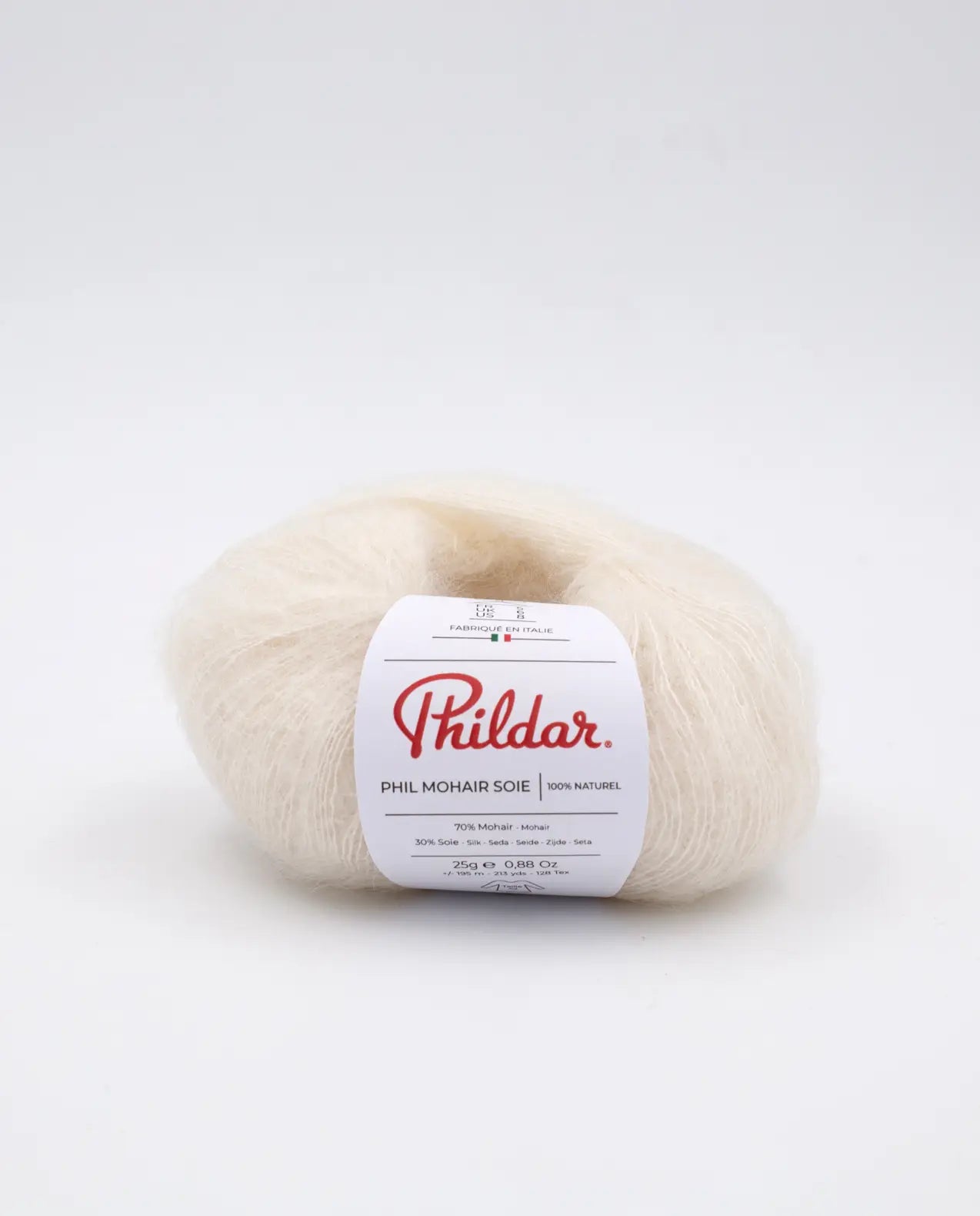 PHILDAR - PHIL MOHAIR SOIE - ECRU