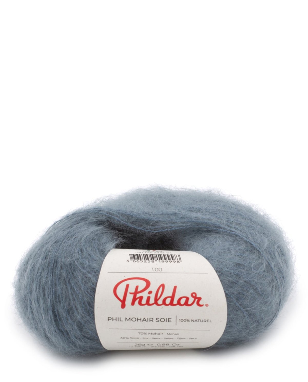 PHILDAR - PHIL MOHAIR SOIE - ARDOISE