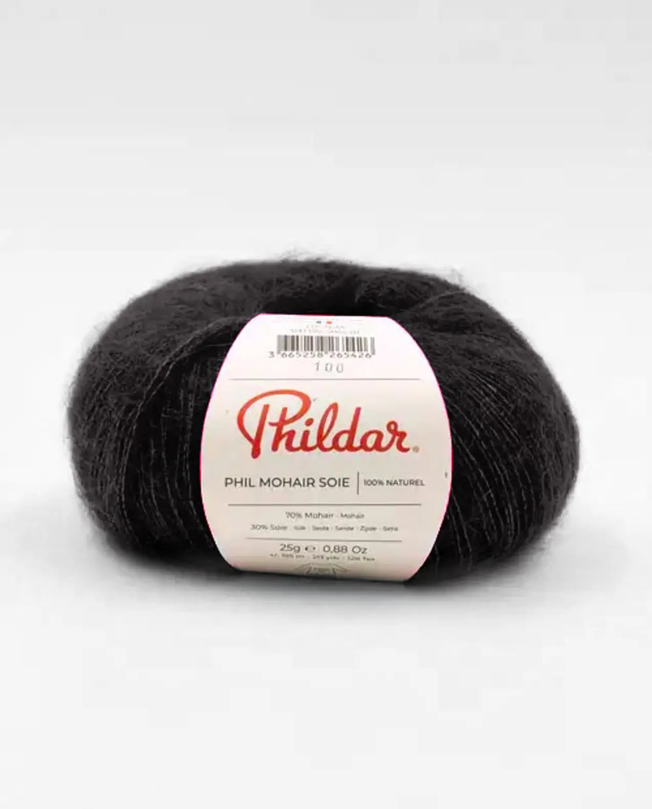 PHILDAR - PHIL MOHAIR SOIE - NOIR