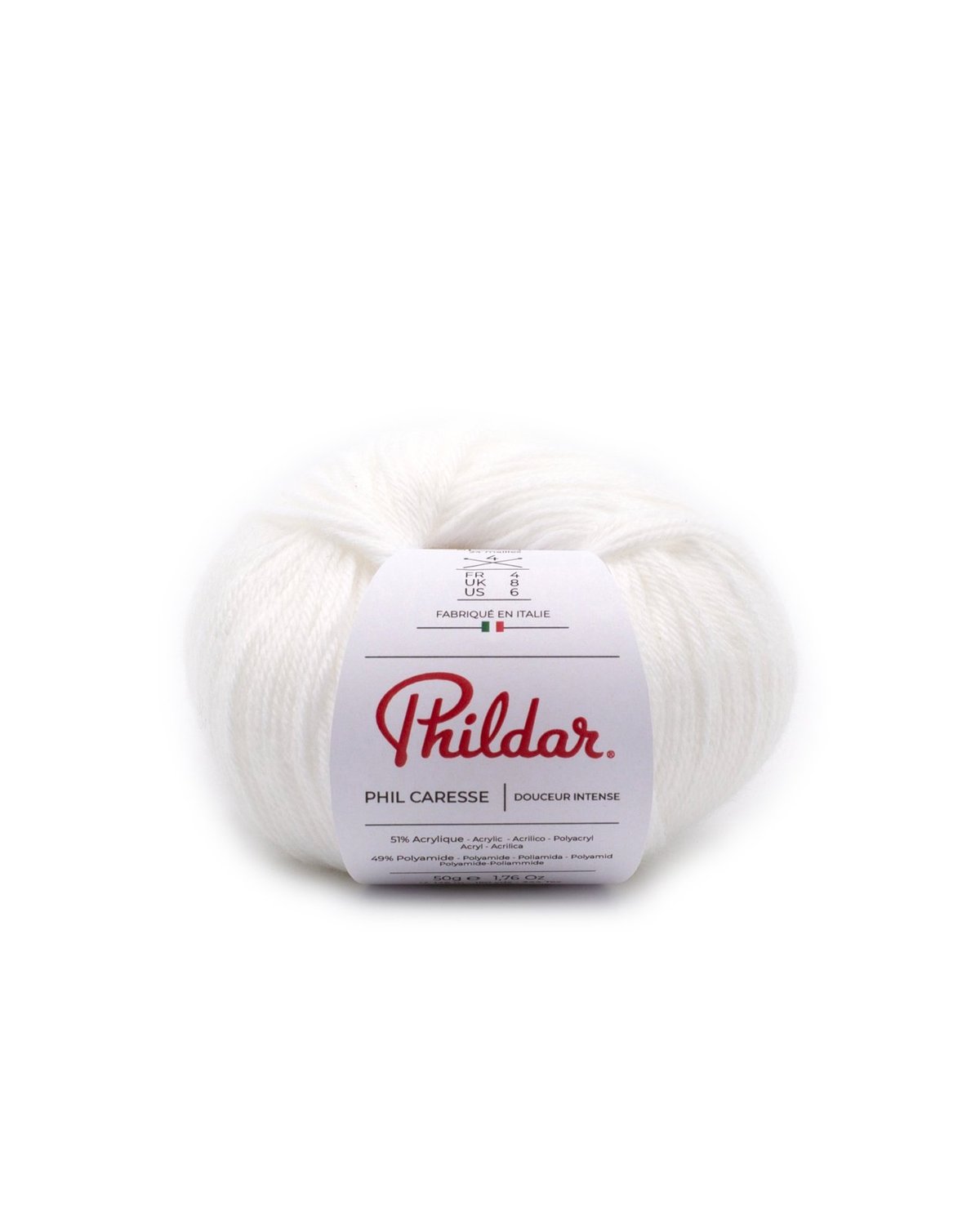 PHILDAR - PHIL CARESSE - blanc