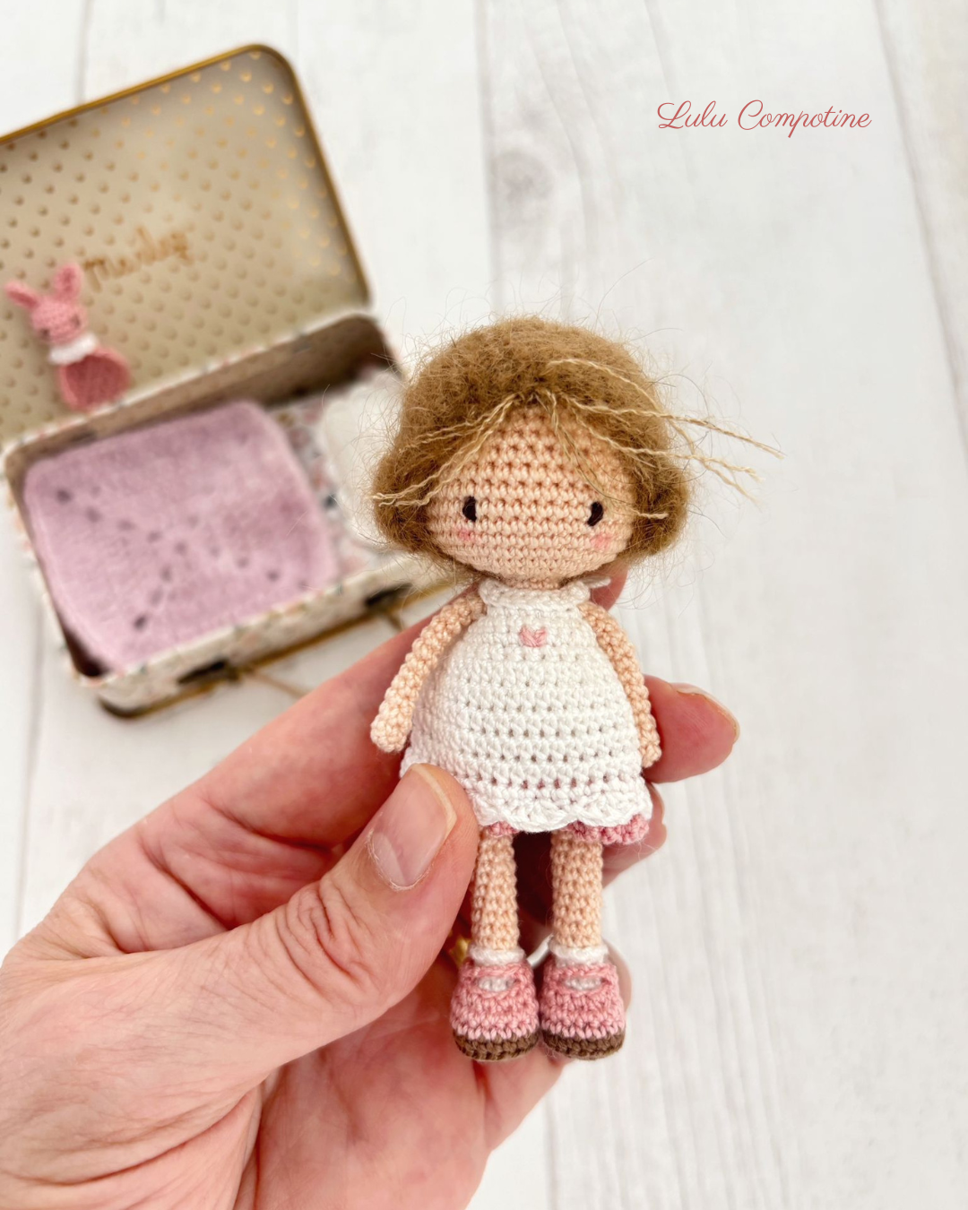Kit Micro Crochet : La poupée Mini Madeleine Lulu Compotine - Edition Limitée