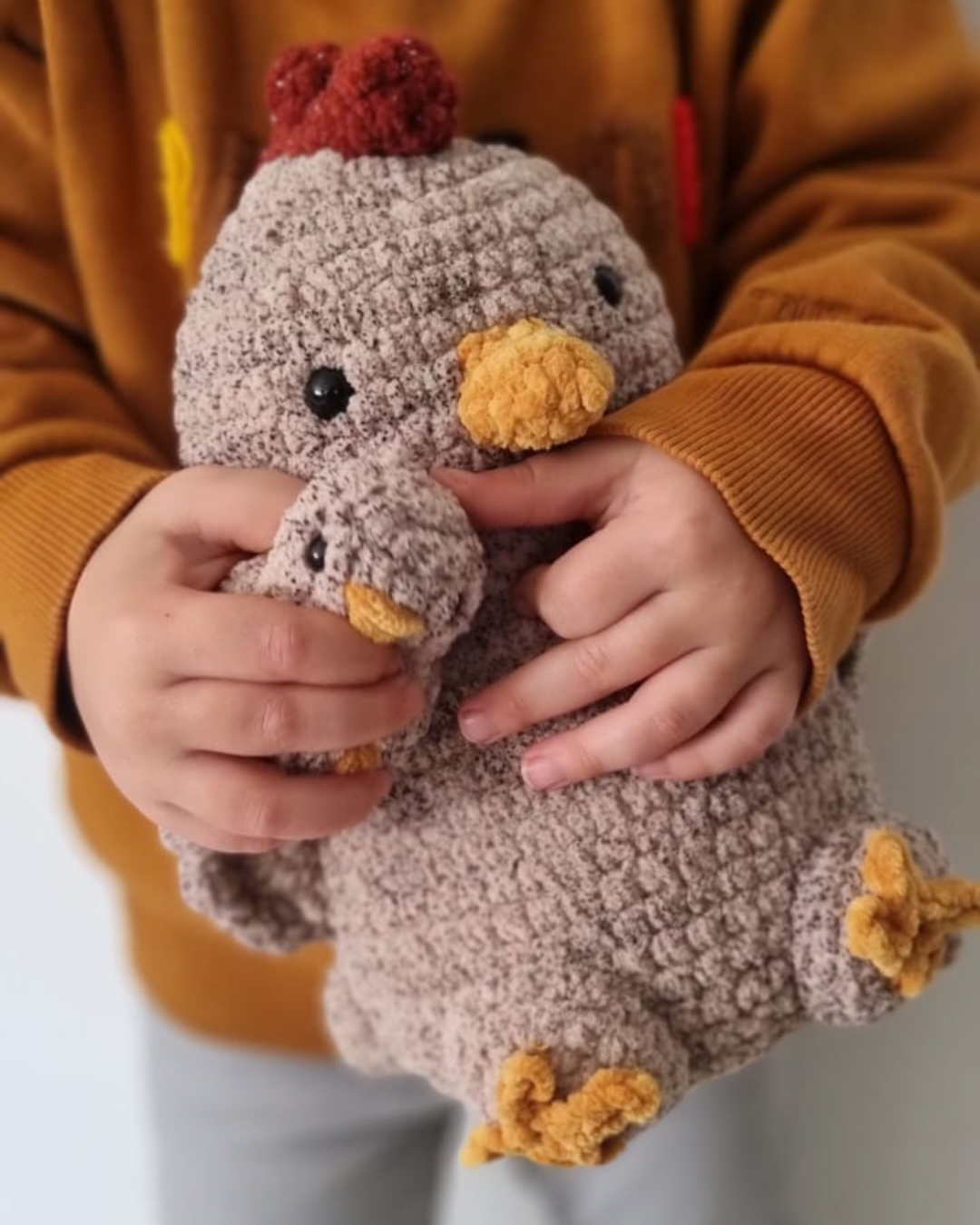 BOX CROCHET (SANS PATRON) : LA POULE PONDEUSE ET SON POUSSIN - NIVEAU INTERMEDIAIRE