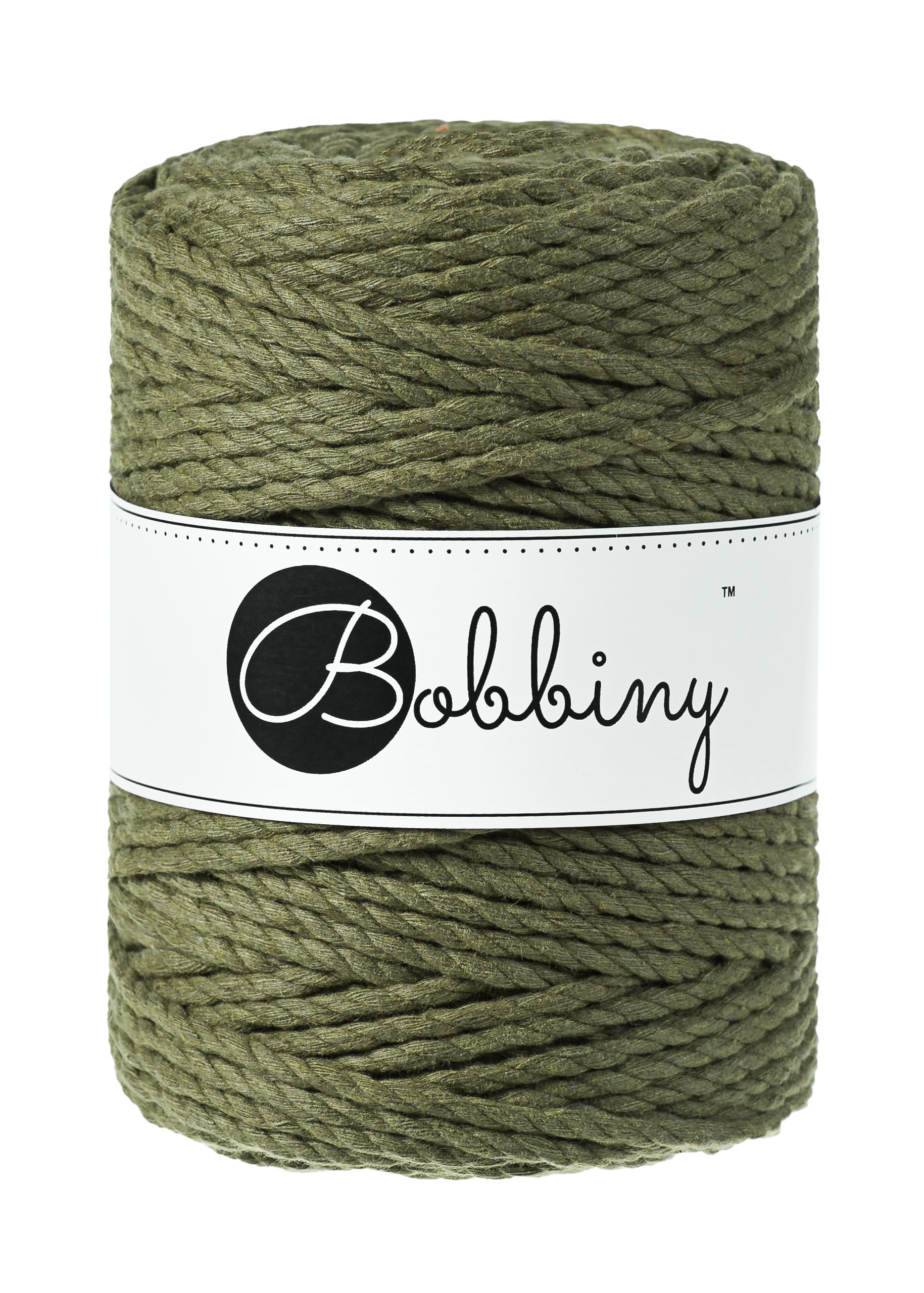BOBBINY - COTON CÂBLÉ 3PLY 5MM - AVOCADO