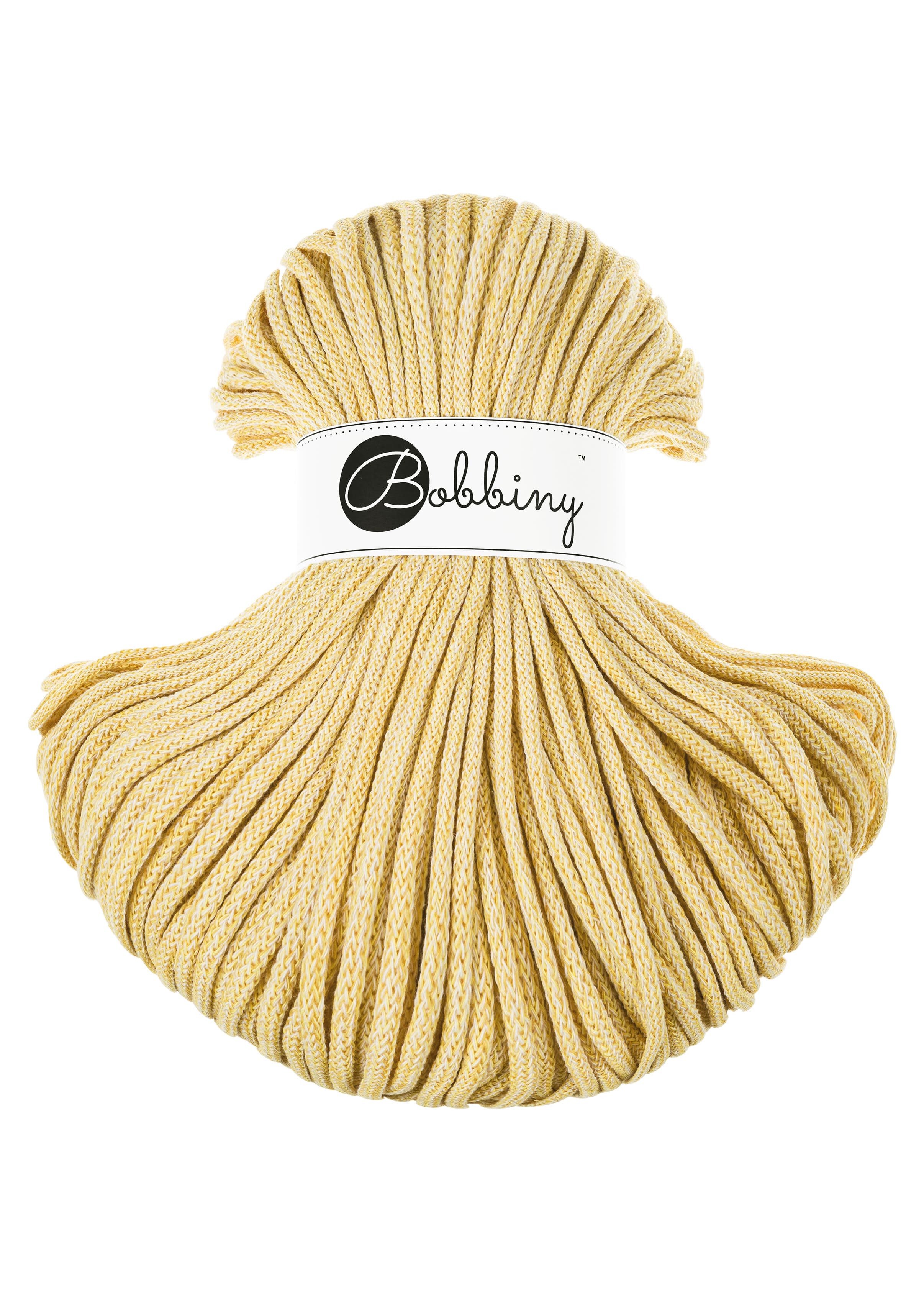 BOBBINY - COTON TRESSÉ PREMIUM 5MM (ÉDITION LIMITÉE) - BANANA SHAKE