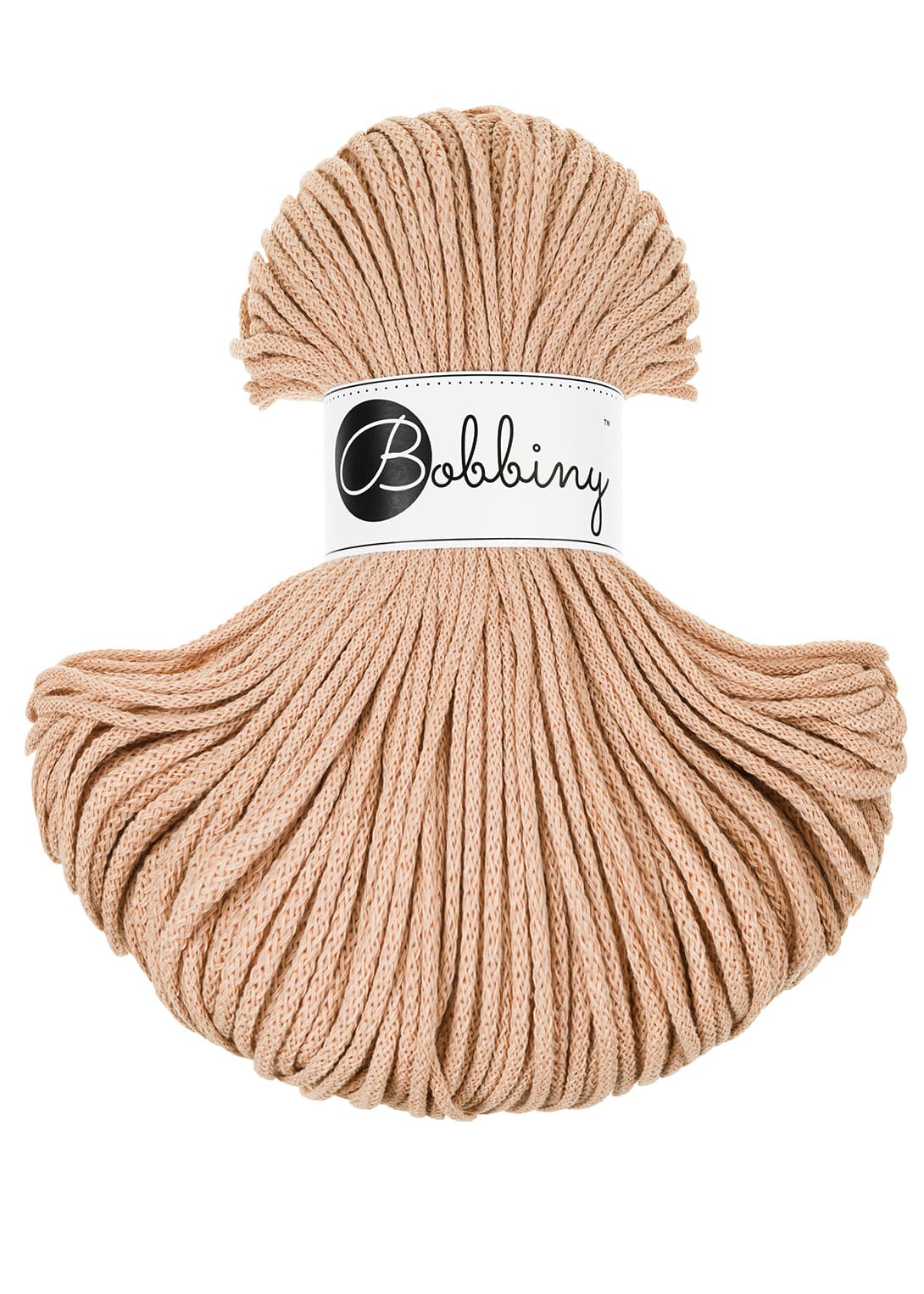 BOBBINY - COTON TRESSÉ JUNIOR 3MM - BISCUIT