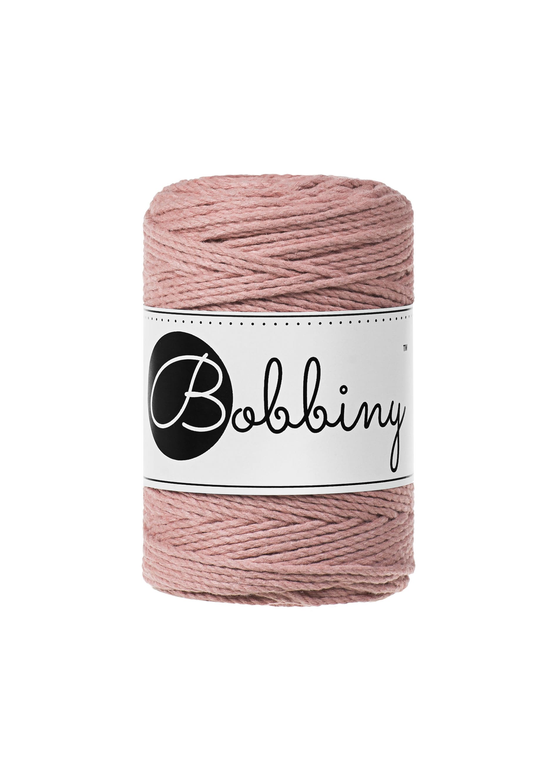 BOBBINY - COTON CÂBLÉ 3PLY 1.5MM - BLUSH