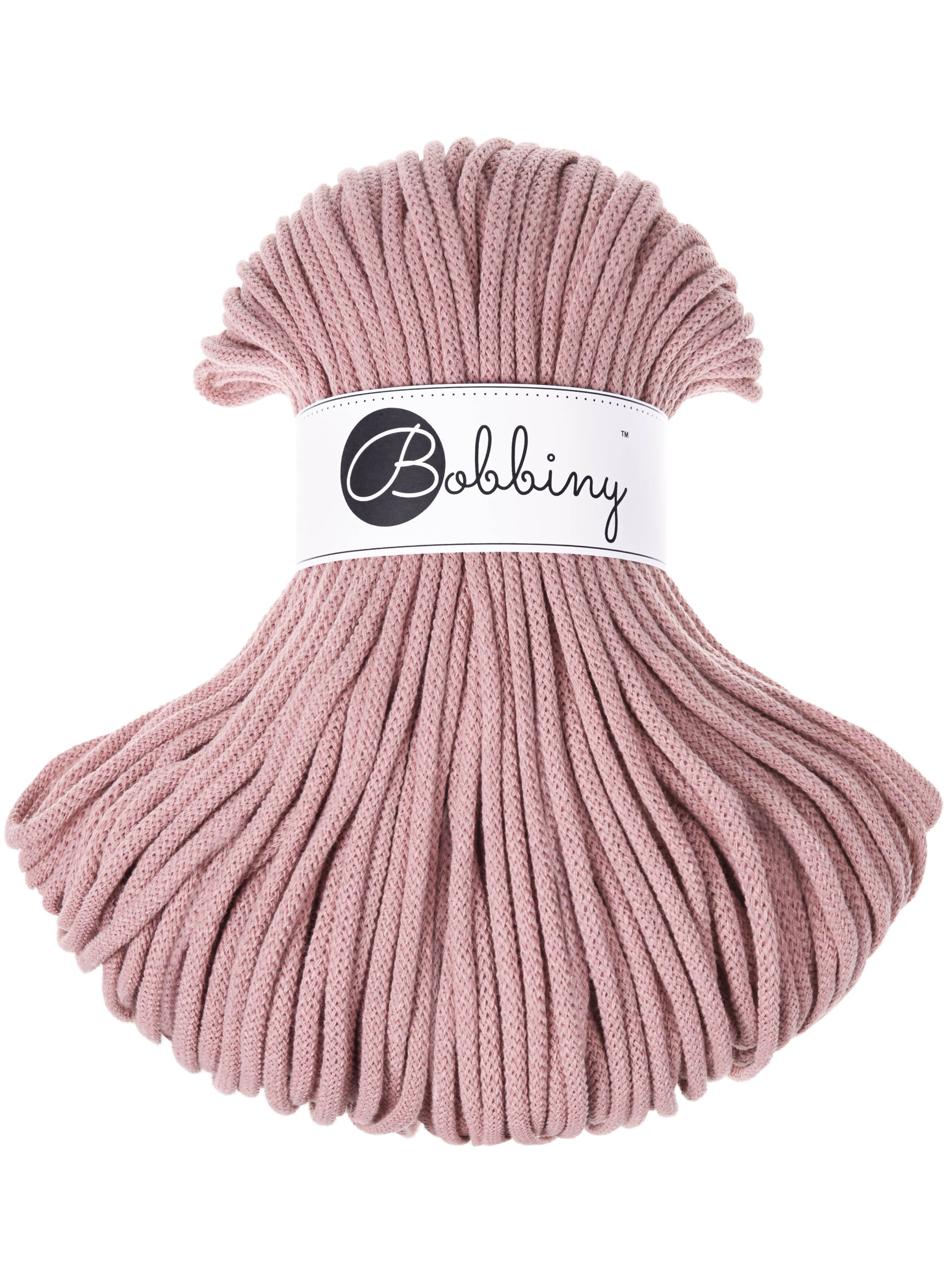 BOBBINY - COTON TRESSÉ PREMIUM 5MM (100M) - BLUSH