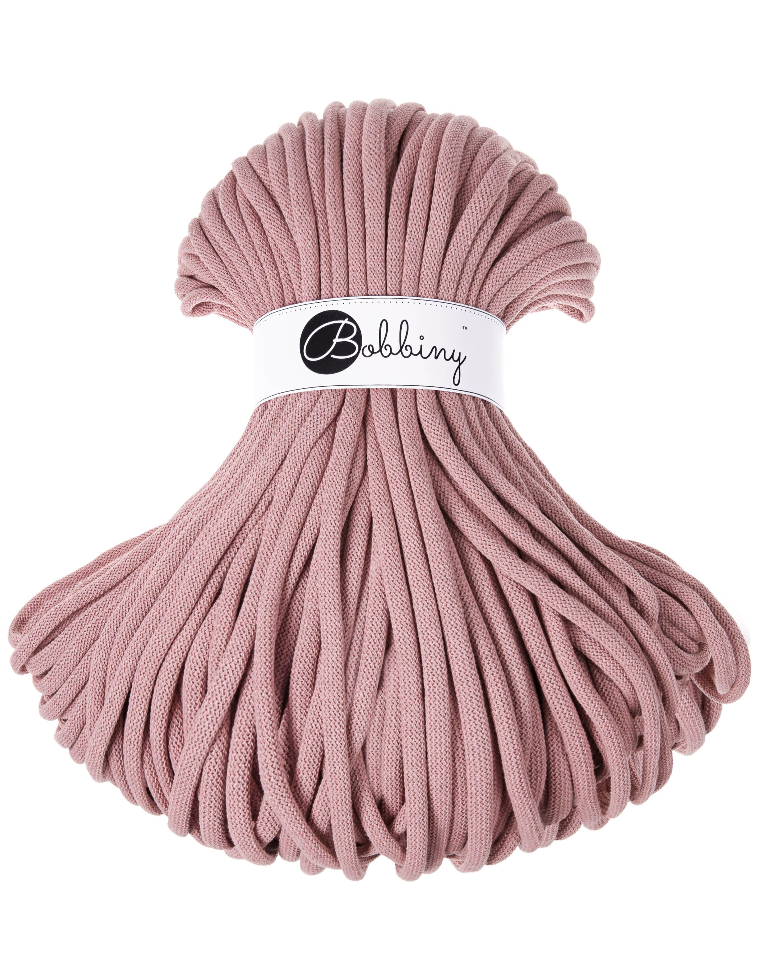 BOBBINY - COTON TRESSÉ JUMBO 9MM - BLUSH