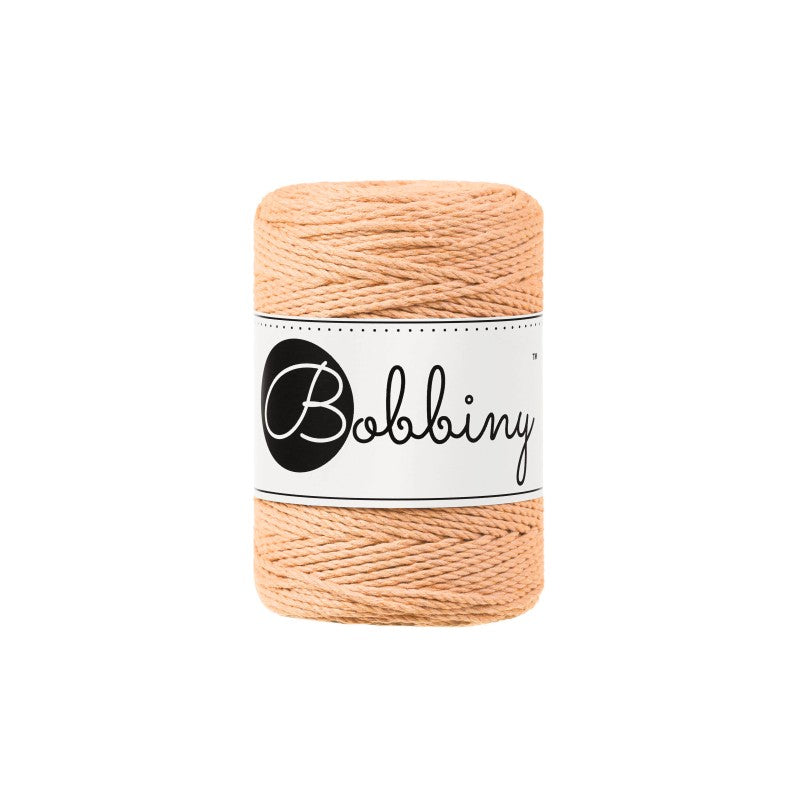 BOBBINY - COTON CÂBLÉ 3PLY 1.5MM - PEACH FUZZ