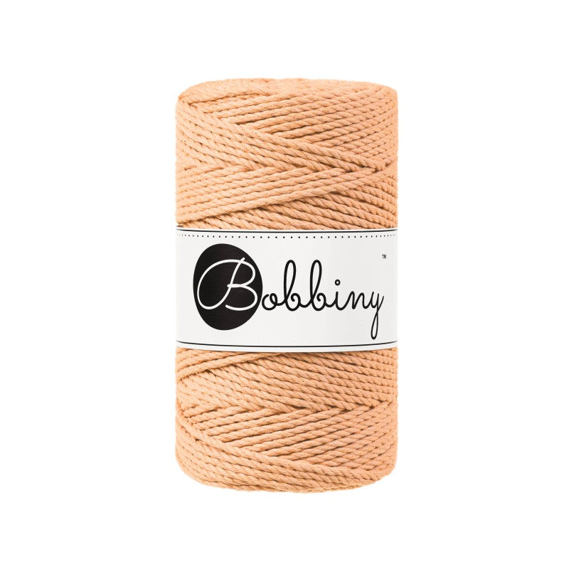 BOBBINY - COTON CÂBLÉ 3PLY 3MM - PEACH FUZZ
