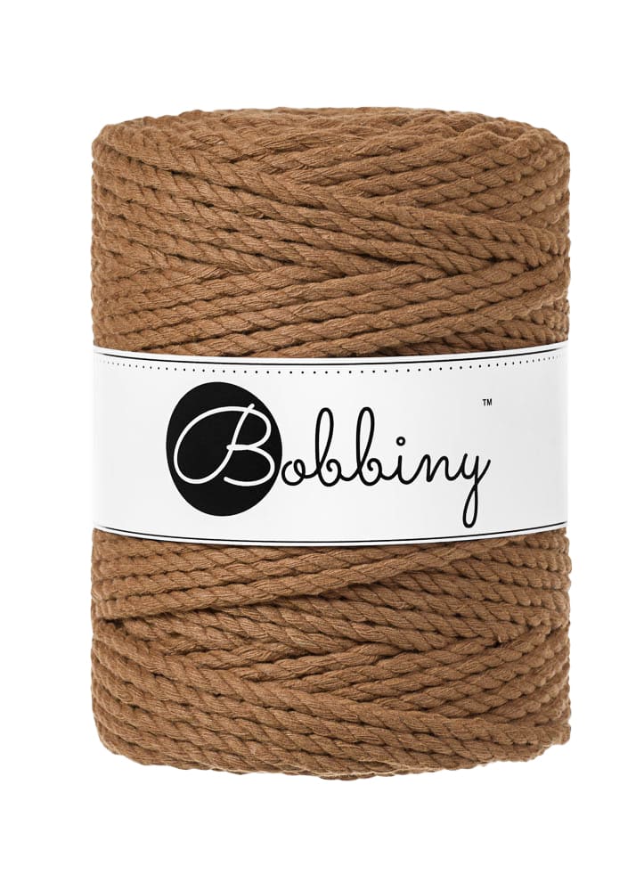 BOBBINY - COTON CÂBLÉ 3PLY 5MM - CARAMEL