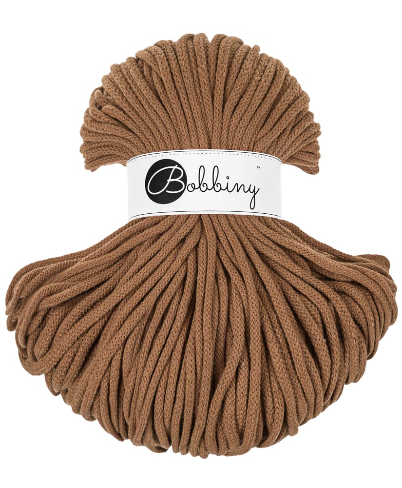 BOBBINY - COTON TRESSÉ PREMIUM 5MM (100M) - CARAMEL