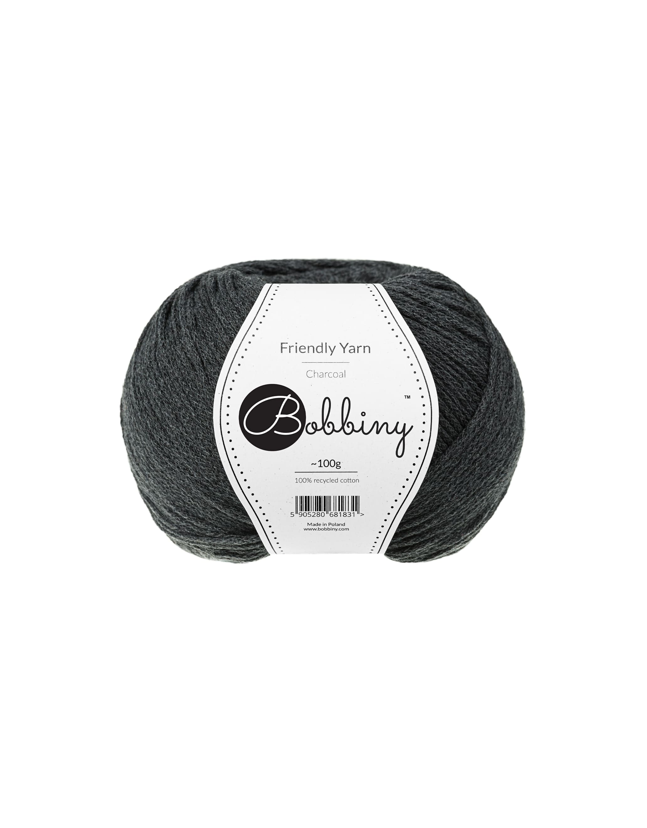 BOBBINY - COTON TRESSÉE FRIENDLY YARN - CHARCOAL