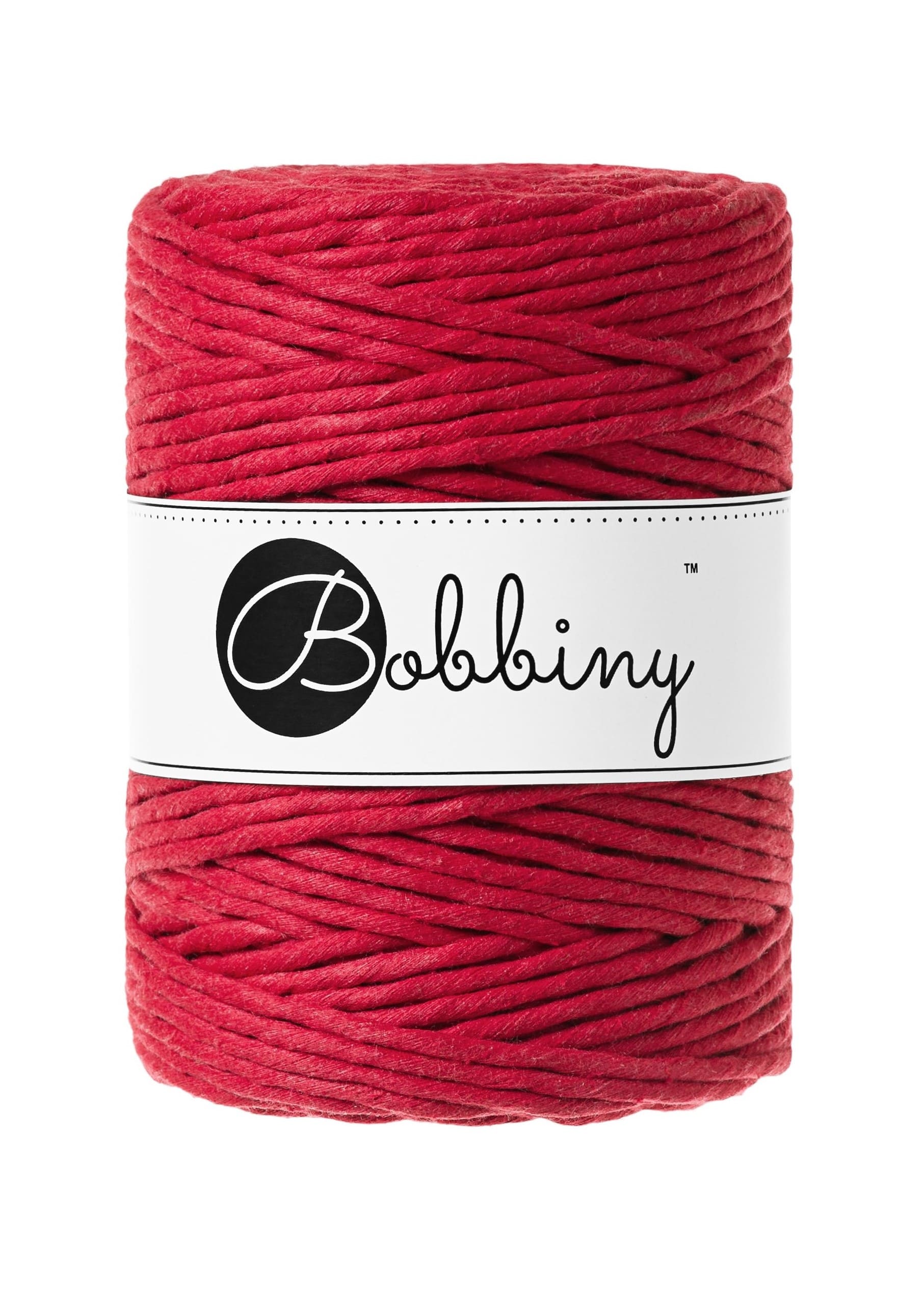 BOBBINY - COTON PEIGNÉ 5MM - CLASSIC RED