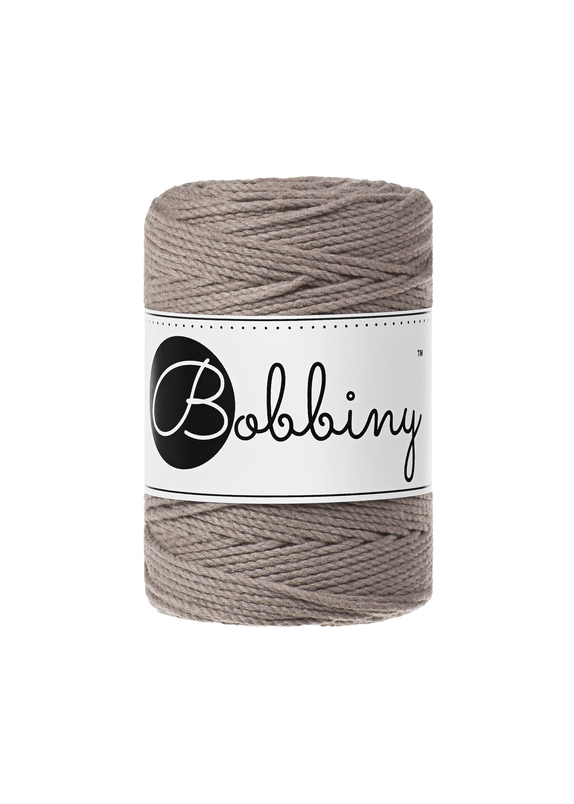 BOBBINY - COTON CÂBLÉ 3PLY 1.5MM - COFFEE