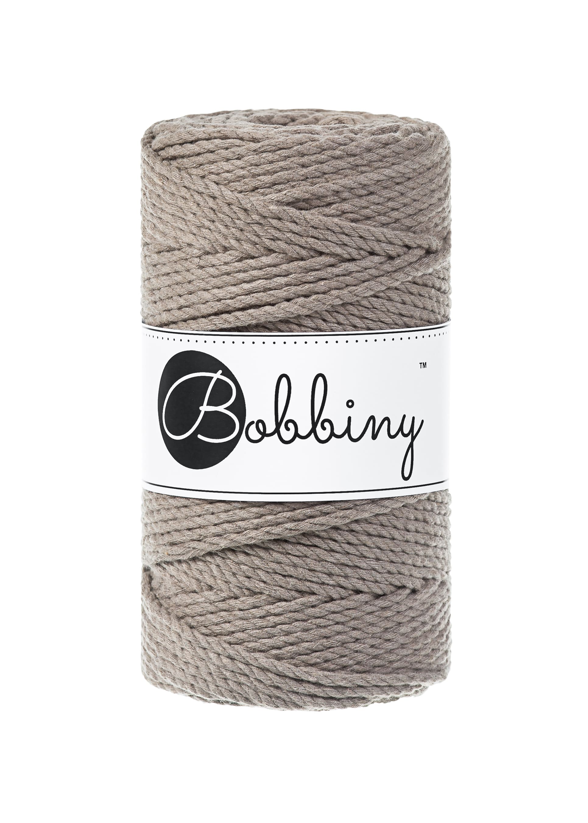 BOBBINY - COTON CÂBLÉ 3PLY 3MM - COFFEE
